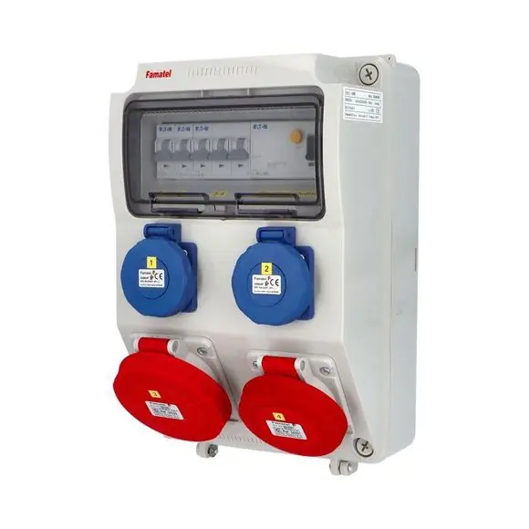 Akce ZSF jišť.zás.skříň 2x230+1x16A+1x32A/5 vč. chr.IP65 jišť.16+32A spolu