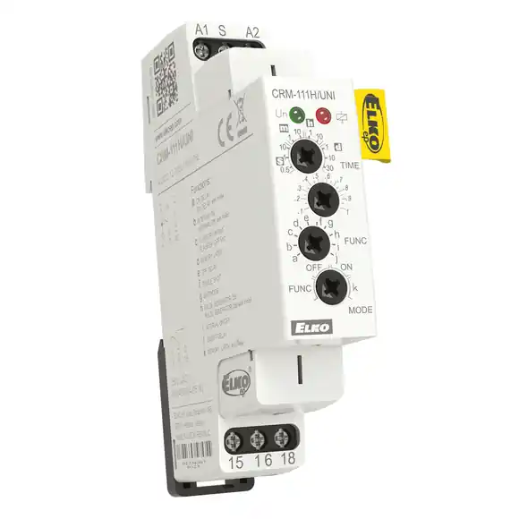 Kup Teď CRM-111H/UNI multif.čas.relé 11x čas.fce , s potlač.zpoždění, 1MOD/DIN 1xNO/NC 12-240VAC/DC