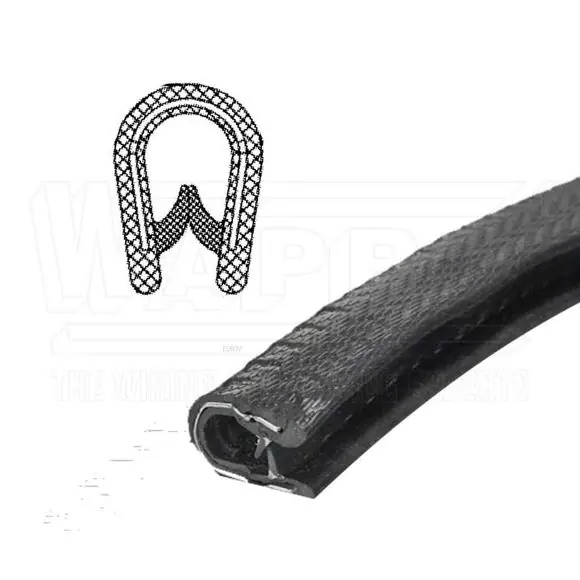 Top Prodej OHV-145-14 ohebná ochrana hrany plechu PVC (lemovka), s ocelovým vyztužením 1-4mm