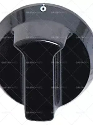 knoflík termostatu 1-8 ø 52 mm hřídel ø 6x4,6 mm hřídel plochá spodní černá Cenová Bomba