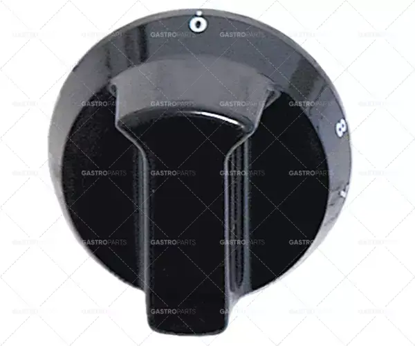 knoflík termostatu 1-8 ø 52 mm hřídel ø 6x4,6 mm hřídel plochá spodní černá Cenová Bomba