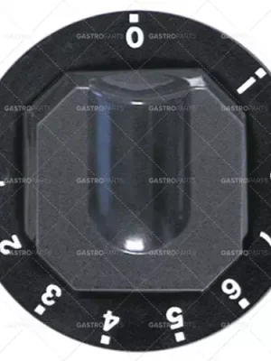 Akční Cena knoflík regulátoru energie 1-8 + MAX ø 70 mm hřídel ø 6x4,6 mm hřídel plochá horní černá