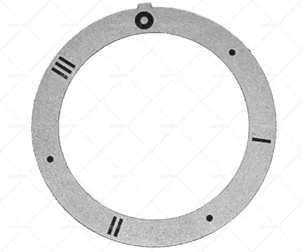 knoflíková deska stříbrná přepínač 7polohový ed ø 59mm id ø 45,5mm Ihned K Objednání