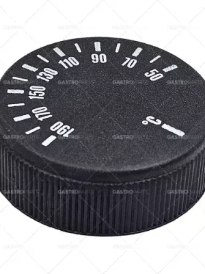 Knebel termostat T.MAX. 190 ° C o o 41 mm nápravy 6x4,6mm zploštění vpravo černý Přímo Od Výrobce