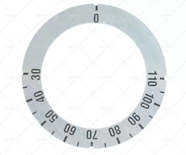 knoflík číselníkového termostatu t.max. 110°C 30-110°C otáčení 270° stříbrný Vrácení Zdarma