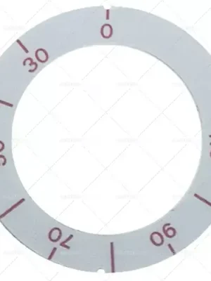 Sezónní Sleva knoflík se stupnicí termostatu max. 110 °C 30-110 °C vnější průměr 63 mm vnitřní průměr 45,5 mm stříbrná/červená