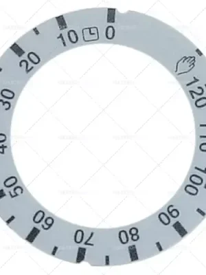 Knebel čas symbol 120min AD o 63 mm ID o 45,5mm stříbrná Jen Po Omezenou Doba
