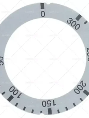 Víkendová Akce knoflíková deska stříbrný termostat t.max. 300°C 50-300°C otáčení 310° ED ø 63mm ID ø 45,5mm