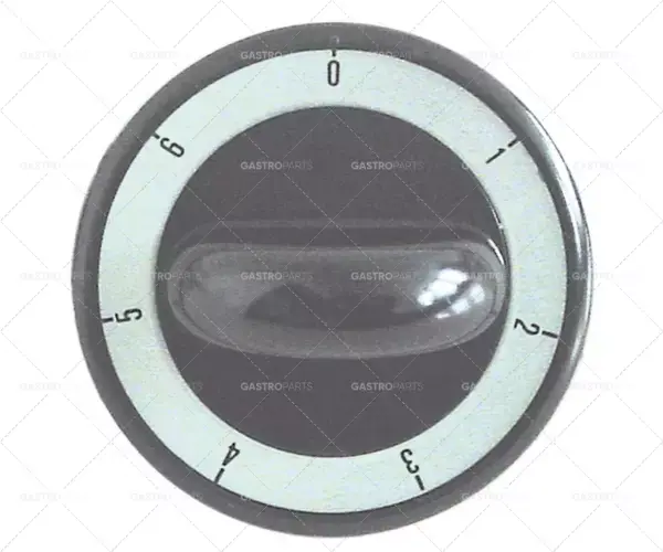 Omezená Nabídka knoflíkový spínač 7polohový ø 62mm hřídel ø 6x4,6mm hřídel plochá horní černá