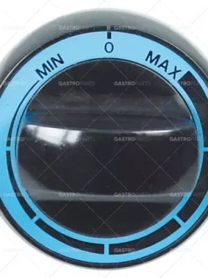 knoflík odstupňovaný min/max ø 72 mm hřídel ø 6x4,6 mm černý Expresní Doručení