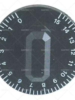 čas knoflíku 15min ø 44mm hřídel ø5x3,5mm hřídel oboustranně plochá černá Tovární Cena