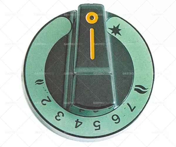 Speciální Cena knoflík plynového termostatu 1-8 ø 75mm hřídel ø 10x8mm černý
