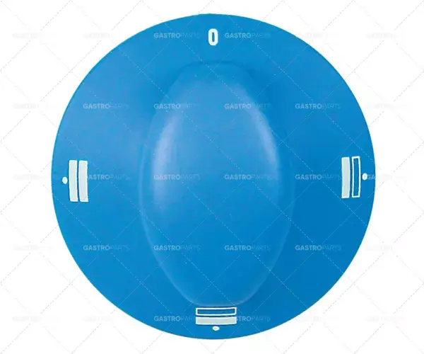 Nejprodávanější knoflíková trouba bh/th/bh+th ø 70mm hřídel ø 6x4,6mm hřídel plochá pravá modrá
