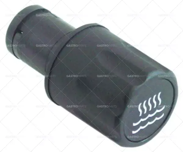 Cenově Výhodný vodní knoflík ø 47 mm hřídel ø šestihran 20 mm černý