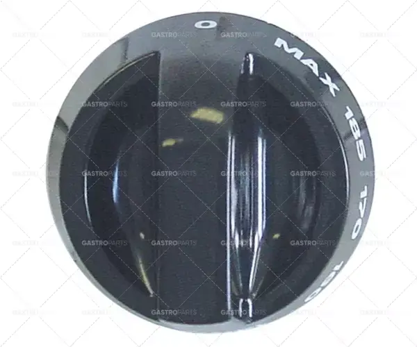 Vysoce Kvalitní Knebel termostat T.MAX. 185 ° C O O 76mm náprava 6x4,6mm plochý top black