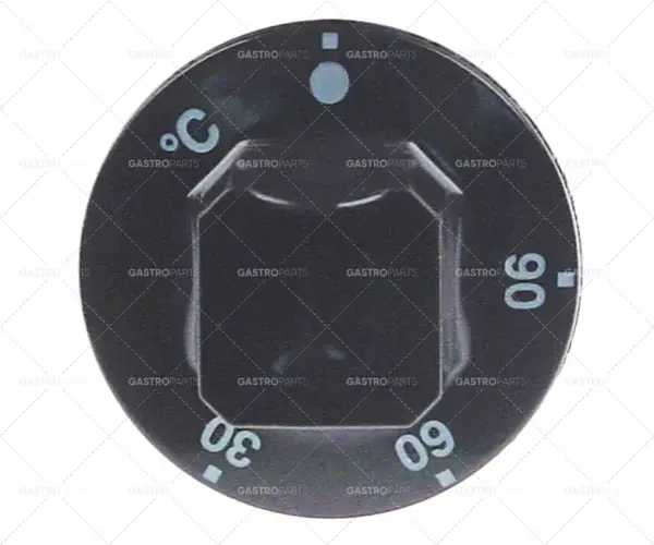 Cenová Bomba knoflík termostatu t.max. 90°C teplotní rozsah 30-90°C ø 55mm hřídel ø 6x4,6mm