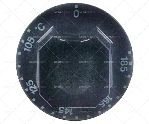 Nová Kolekce knoflík termostatu t.max. 185°C teplotní rozsah 105-185°C ø 70mm hřídel ø 6x4,6mm