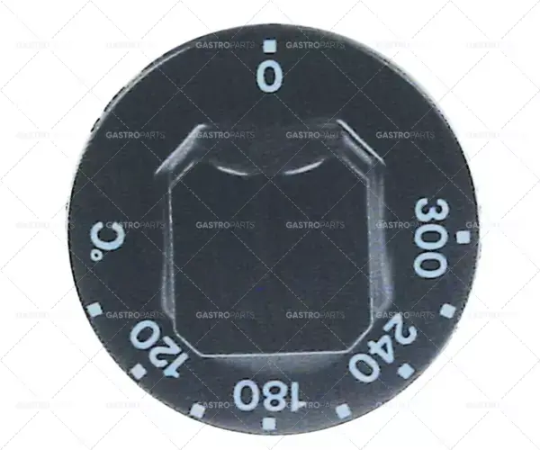 Odeslání Ihned knoflík termostatu t.max. 300°C teplotní rozsah 120-300°C ø 55mm hřídel ø 6x4,6mm