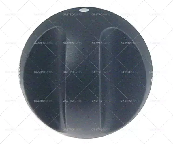 knoflík termostatu t.max. 200°C ø 70mm hřídel ø 6x4,6mm hřídel plochá horní černá Výprodej