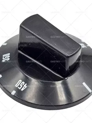 Knebel termostat T.MAX. 450 ° C O O 49mm náprava 6x4,6mm plochý top black Tovární Cena
