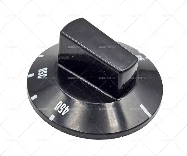Knebel termostat T.MAX. 450 ° C O O 49mm náprava 6x4,6mm plochý top black Tovární Cena