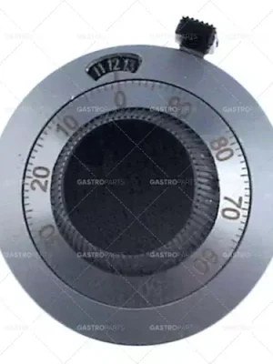 Ověřený knoflík potenciometru ¶ 46mm uchycení 6,5mm stříbrný
