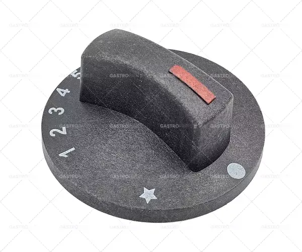 Cenově Výhodný Knebel plyn termostat 1-8 o 71 mm nápravy o 8x6,5mm zploštění vpravo šedá