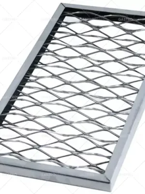 Horká Nabídka mřížka z lávových kamenů D 450 mm Š 230 mm V 20 mm