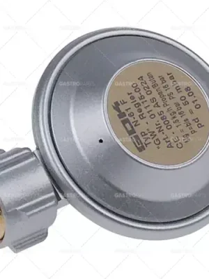regulátor tlaku propan-butanu typ en61, podlahový 1/4" levý 50mbar/1,5kg/h vstupní tlak do 16bar Jen Po Omezenou Doba