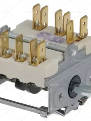 4-takt.vypínač s kontakt.signálu 1Z / 2Kor spínací sekvence 0-1-2-3 16A osy o 6x4,6mm Cenová Bomba