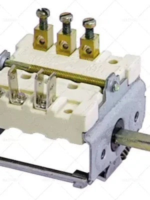 Spínače 2 vypínač pozice spínací sekvence 0-1 3NO 16A osy o 6x4,6mm hřídel délka 23mm Originální