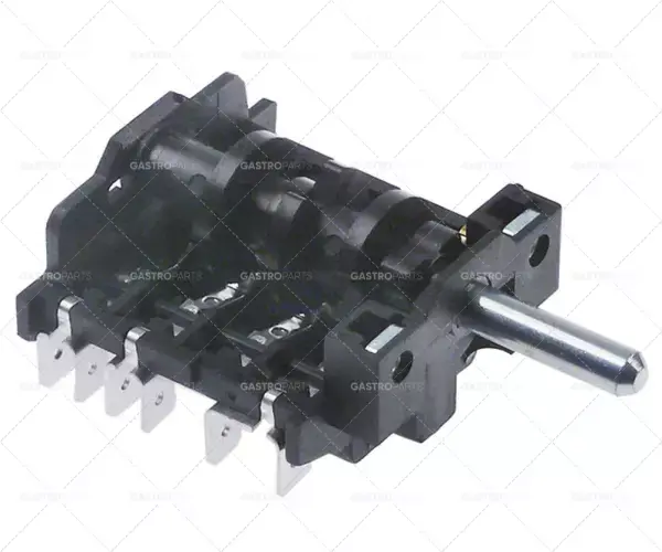 provozní spínač 4 provozní polohy 4NO sekvence 0-1-2-3 16A hřídel ø 6x4,6mm hřídel L 23mm Vysoce Kvalitní