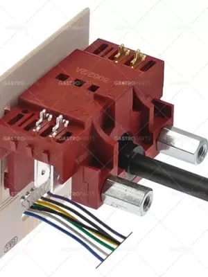 Originální provozní spínač 6 provozních poloh 2NO sekvence 1-0-2-3-4-5 6A hřídel ø 6x4,6mm