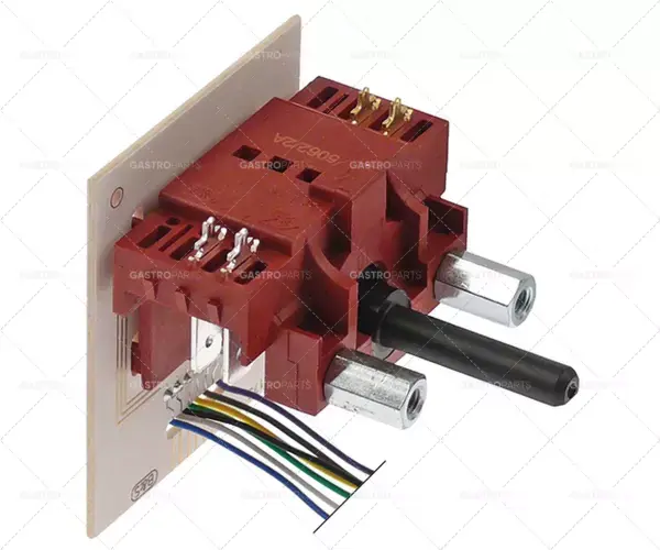 Originální provozní spínač 6 provozních poloh 2NO sekvence 1-0-2-3-4-5 6A hřídel ø 6x4,6mm