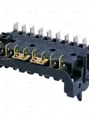 Cam vypínače 5 spínacích poloh spínací sekvence 0-1-2-3-4 9NO 16A osy o 6x4,6mm Jen Po Omezenou Doba