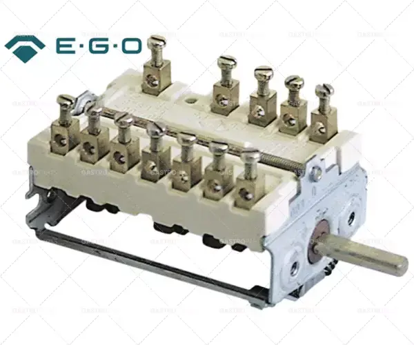Vačkový přepínač EGO 4 ovládací polohy 3NO/2CO sekvence 0-1-2-3 16A ø hřídele 6x4,6mm Must-Have