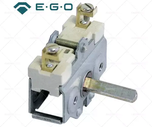 Spínače bez blokování 1Z spínací sekvence 0-1 10A osy o 6x4,6mm Délka hřídele 23 mm Aktuální