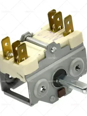 Zlevněný Vačkových spínačů 2 polohy 2NO Spínací sled 0-1 16A osy o 6x4,6mm hřídel délka 23 mm