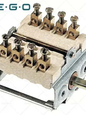 Jen Po Omezenou Doba provozní spínač 2 provozní polohy 4NO sekvence 0-1 16A hřídel ø 6x4,6mm hřídel L 23mm