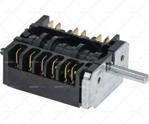 Bezpečná Platba vypínač trouby 5 spínací jednotky Spínací sekvence 0-1-2-3-4 5NO 16A osy o 6x4,6mm