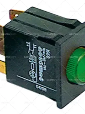 Ověřený momentový spínač montážní rozměry 30x22mm zelená 2NO 250V 16A