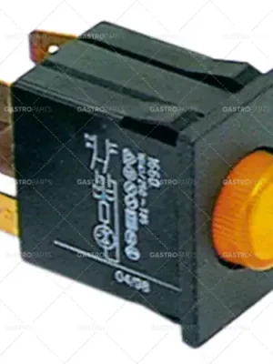 Cenově Výhodný momentové tlačítko rozměr 30x22mm 250V 16A 2no samec 6,3mm kulatý žlutý