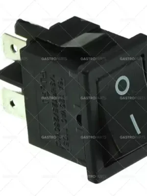 Nízká Cena Kolébkový rozměr 19x13mm černá 2NO 250V 6A 0-I konektor 4,8mm jazýčky