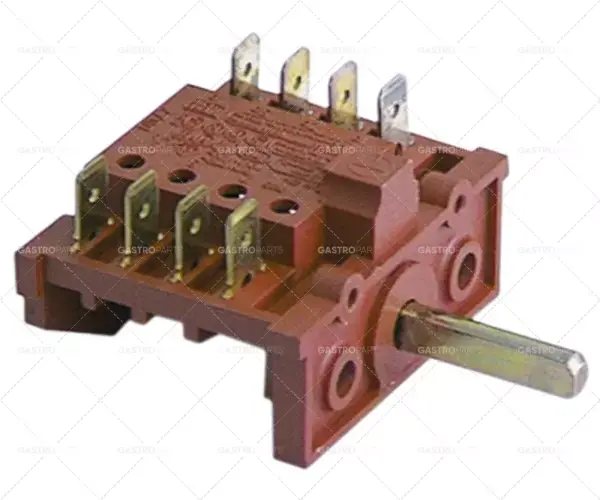 provozní spínač 2 provozní polohy 2NO sekvence 0-1 10A hřídel ø 6x4,6mm hřídel L 23mm Speciální Cena