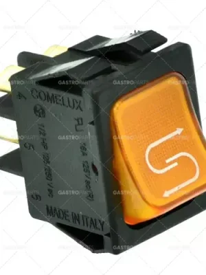 Novinka Kolébkový rozměr 30x22mm oranžové 2NO 250V 16A osvětlené regeneraci