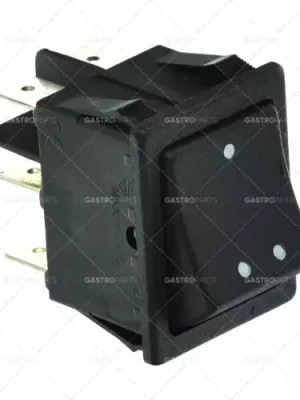 Kolébkový rozměr 30x22mm černé západky konektoru 2CO 250V 16A I-II 6,3mm Oblíbený