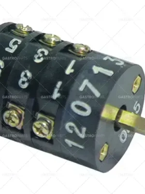 otočný spínač 4 0-1-2-3 sady kontaktů 6 typ CS0178766 400V 20A hřídel ø 5x5mm hřídel D 25mm Akce