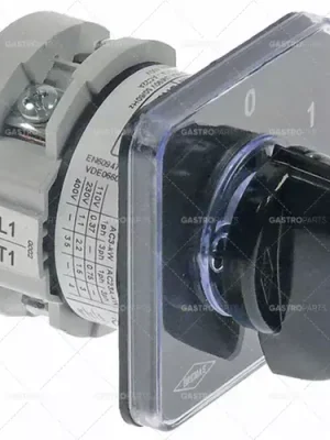 otočný spínač 2 0-1 sady kontaktů 2 typ CA0120002 380V 12A hřídel ø 5x5mm hřídel D 23mm Výhodná Nabídka