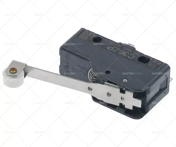Jen Po Omezenou Doba Mikrospínač s válečkem páka 250V 16A 1CO pájeným spojem L 49mm 55mm L1