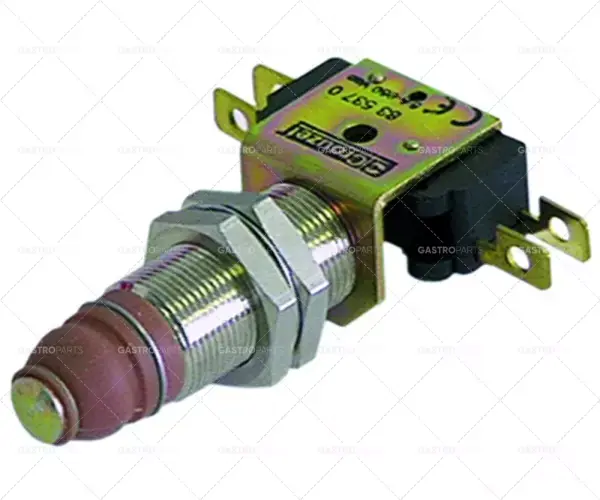mikrospínač s kolíkem 250V 5A 1nc 1no m16x1 samec 6,3mm připojení Pouze Dnes